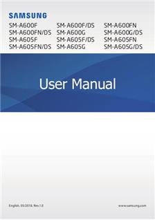 Samsung Galaxy A6 (2018) manual. Smartphone Instructions.